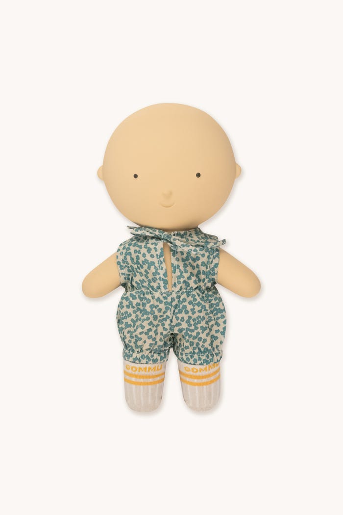 Tiny Cottons Gommu Flores Verdes - Pelele Corto & Calcetines