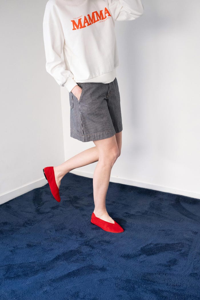 tiny cottons BERMUDAS VAQUERAS A RAYAS