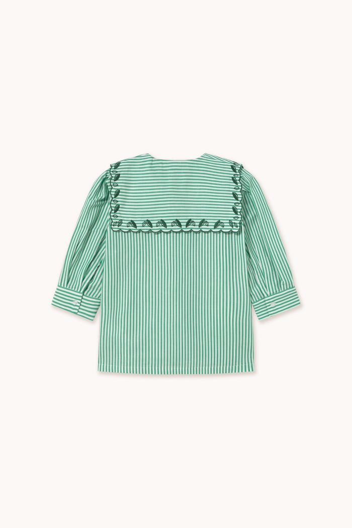 Tiny Cottons BLUSA A RAYAS BORDADA