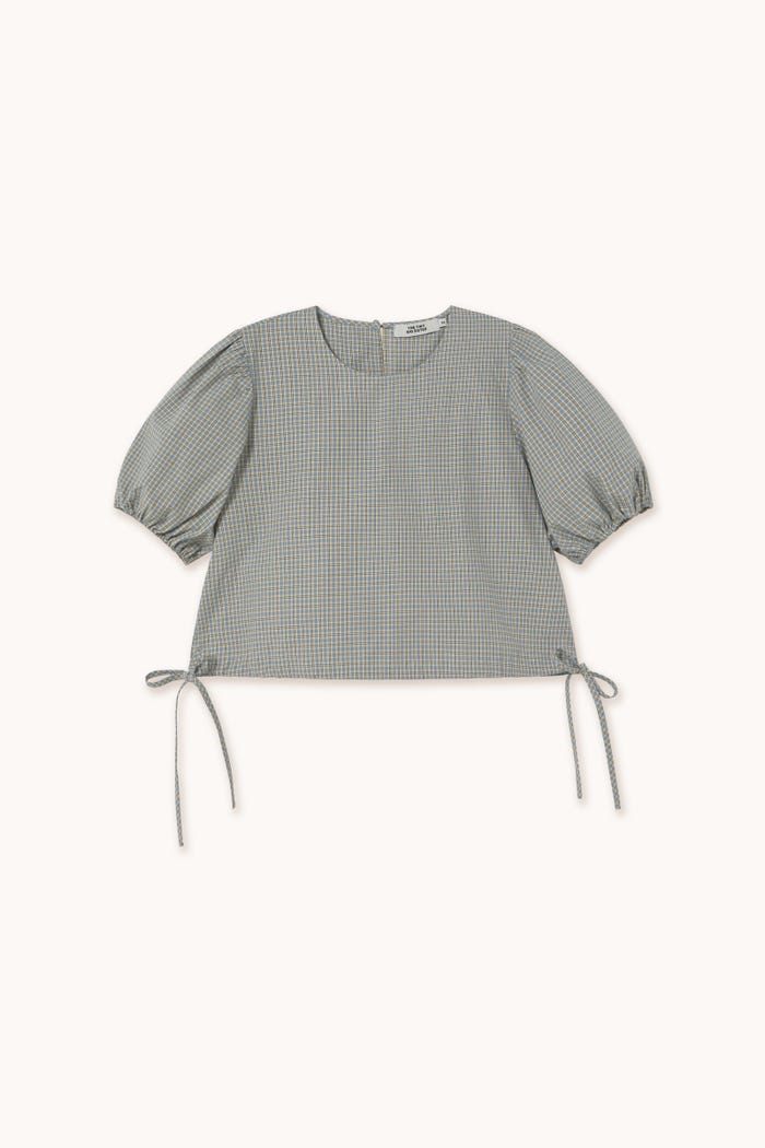 Tiny Cottons BLUSA CON MANGA ABULLONADA A CUADROS