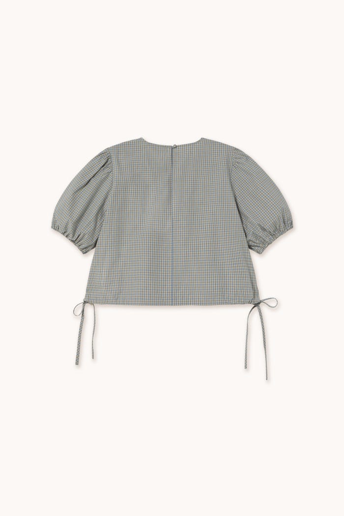Tiny Cottons BLUSA CON MANGA ABULLONADA A CUADROS