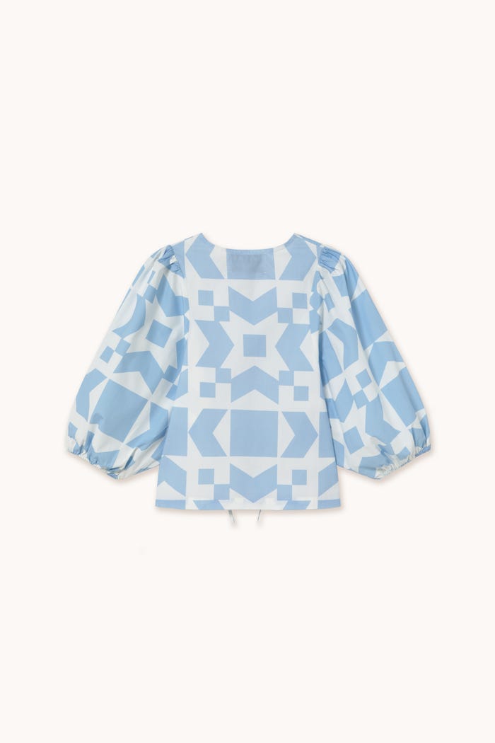 Tiny Cottons BLUSA CON MANGA ABULLONADA GEOMETRIC