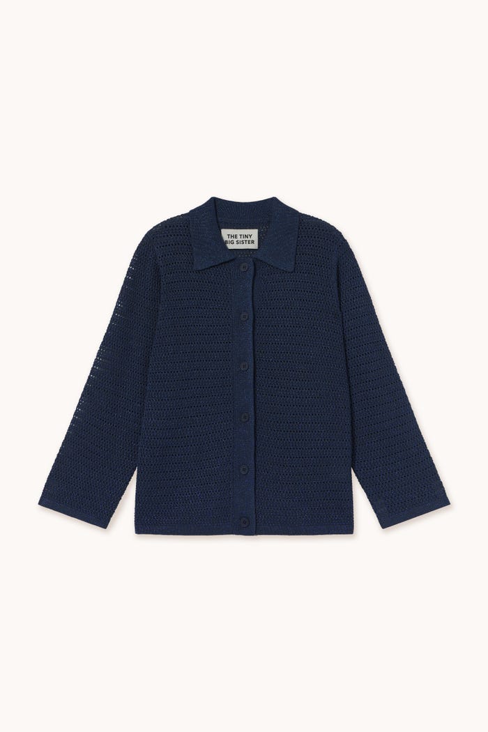 Tiny Cottons BLUSA LUREX DE PUNTO CALADO