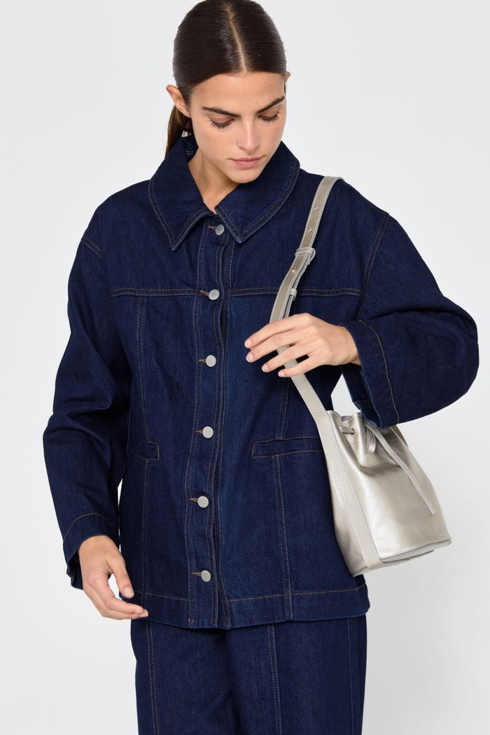 Tiny Cottons Bolso Bucket Piel Anne Pequeño