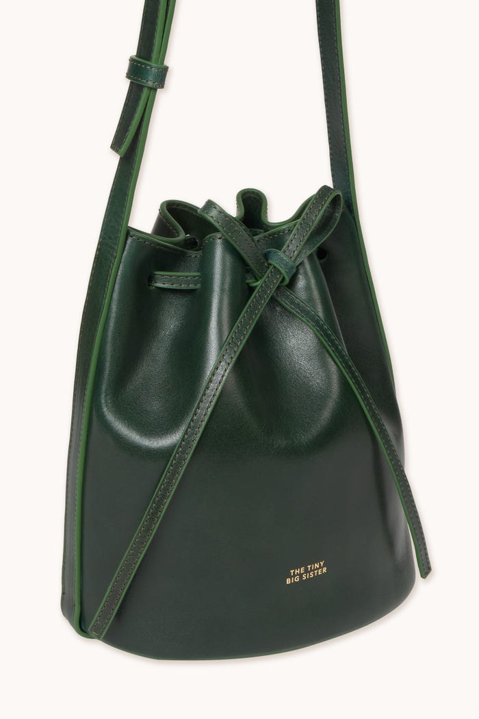 Tiny Cottons BOLSO BUCKET PIEL ANNE PEQUEÑO