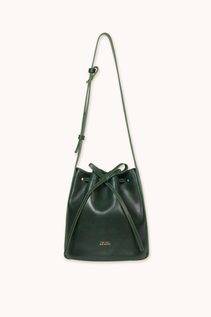 tiny cottons BOLSO BUCKET PIEL ANNE PEQUEÑO