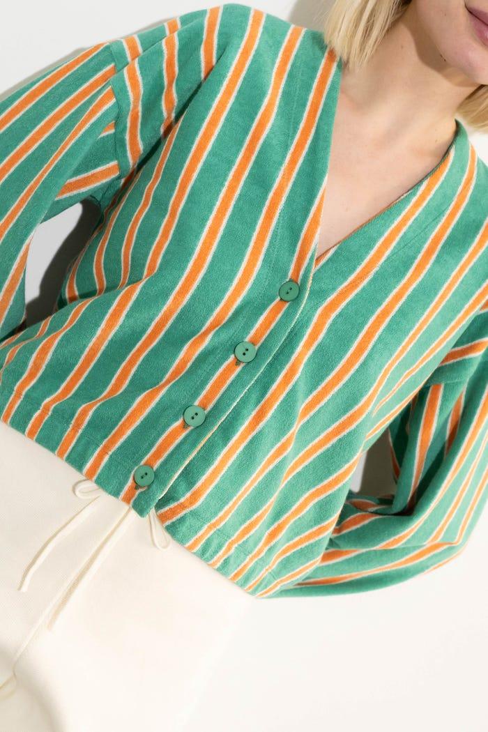 Tiny Cottons BOMBER DE RIZO A RAYAS