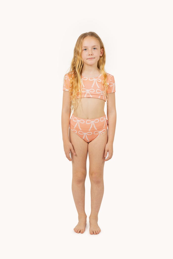 Tiny Cottons BOWS SWIM SET