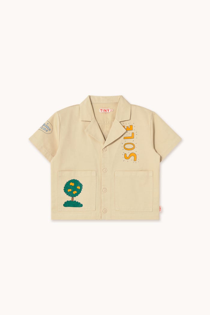 tiny cottons CAMISA ARTSY TREE