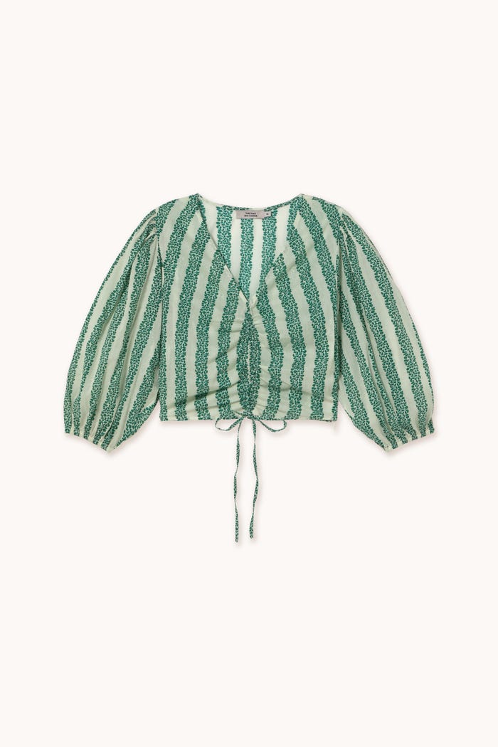 Tiny Cottons CAMISA CON CUELLO DE PICO FLOWERS