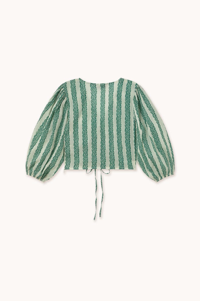 Tiny Cottons CAMISA CON CUELLO DE PICO FLOWERS