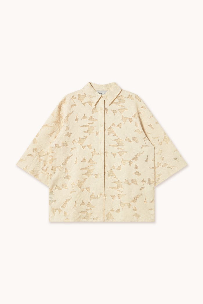 tiny cottons CAMISA DE GUIPUR