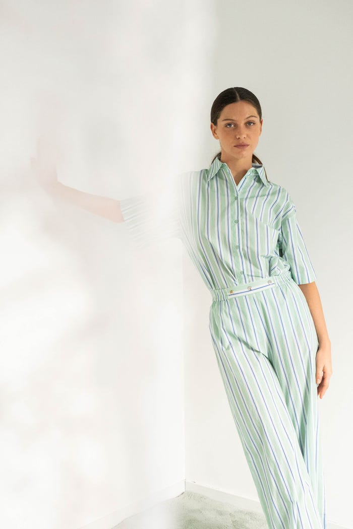 Tiny Cottons CAMISA DE MANGA CORTA A RAYAS