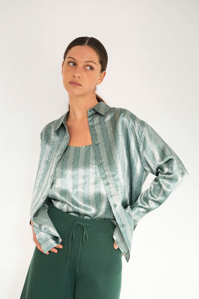 tiny cottons CAMISA FLOWERS