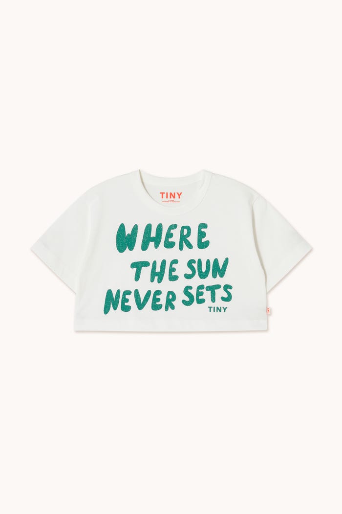 tiny cottons CAMISETA CORTA THE SUN GRAPHIC