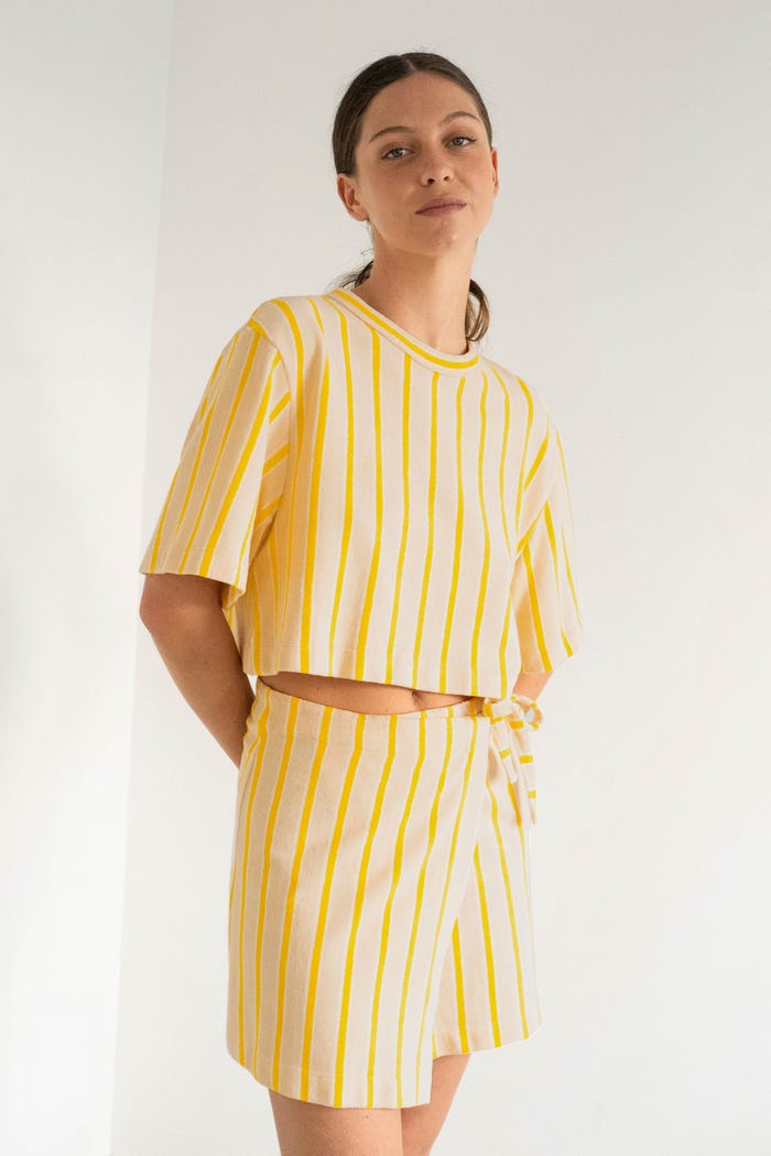 tiny cottons CAMISETA DE RIZO A RAYAS