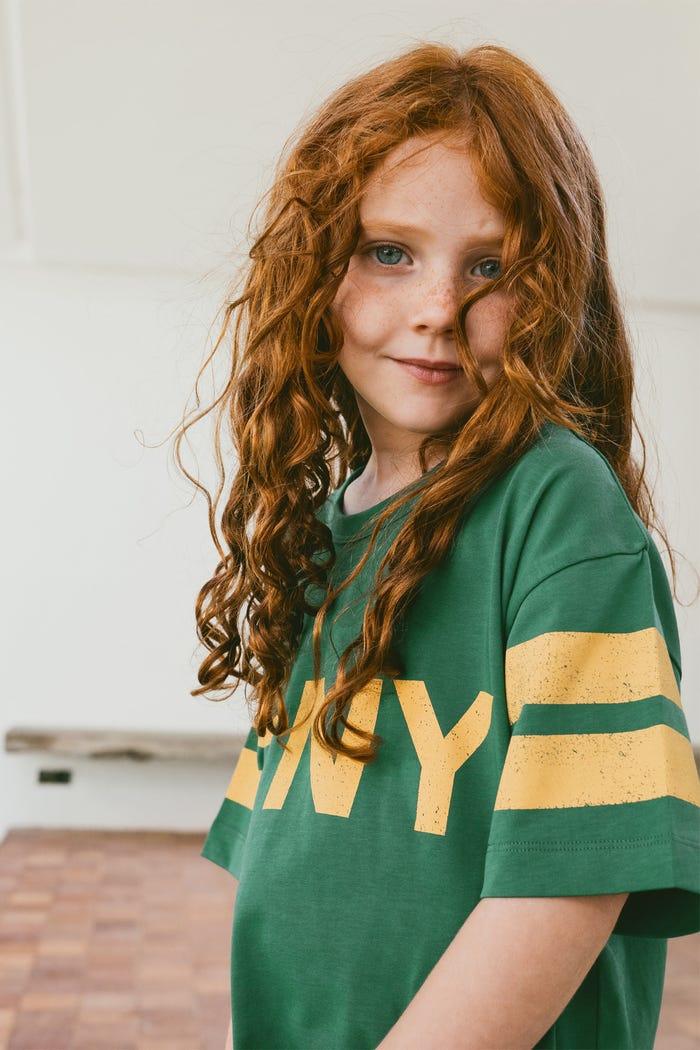 Tiny Cottons CAMISETA STRIPES LOGO