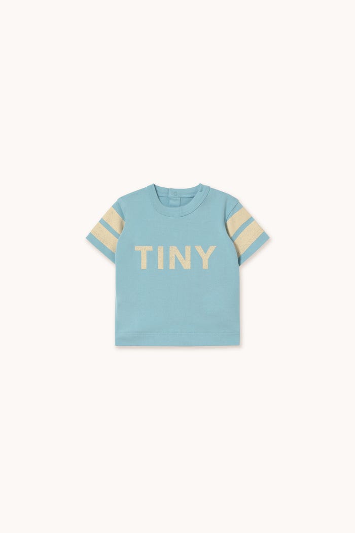 Tiny Cottons CAMISETA STRIPES LOGO