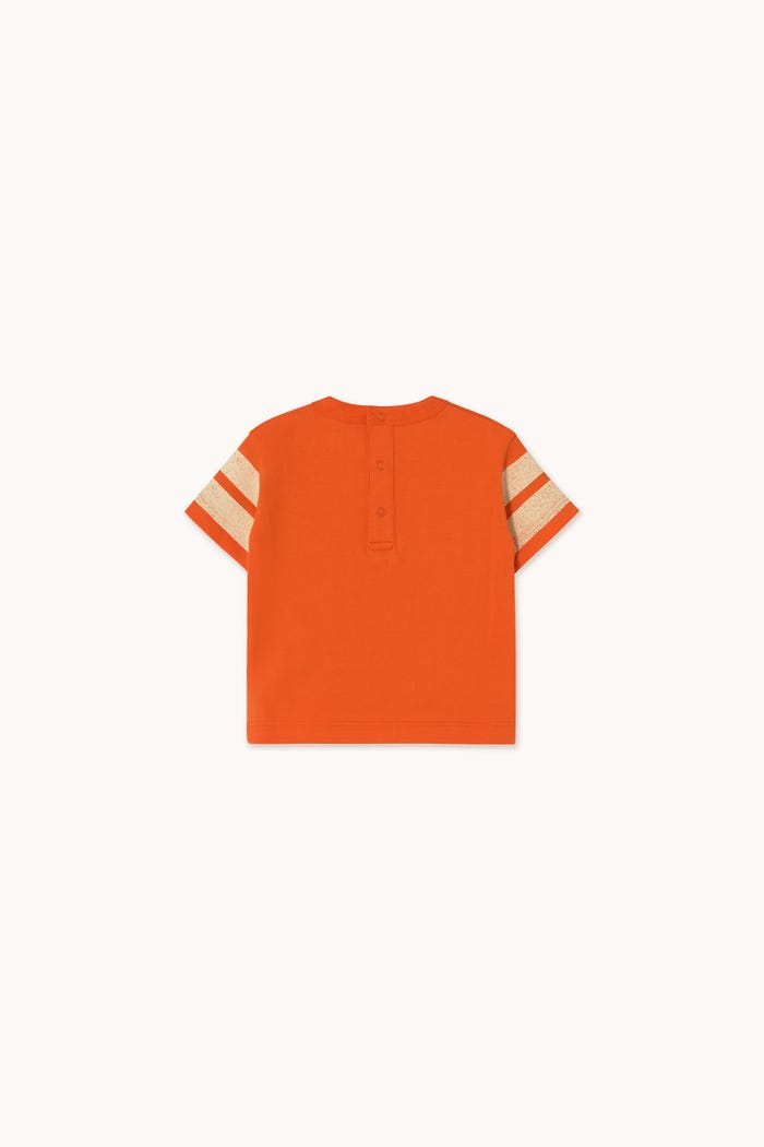 Tiny Cottons CAMISETA STRIPES LOGO