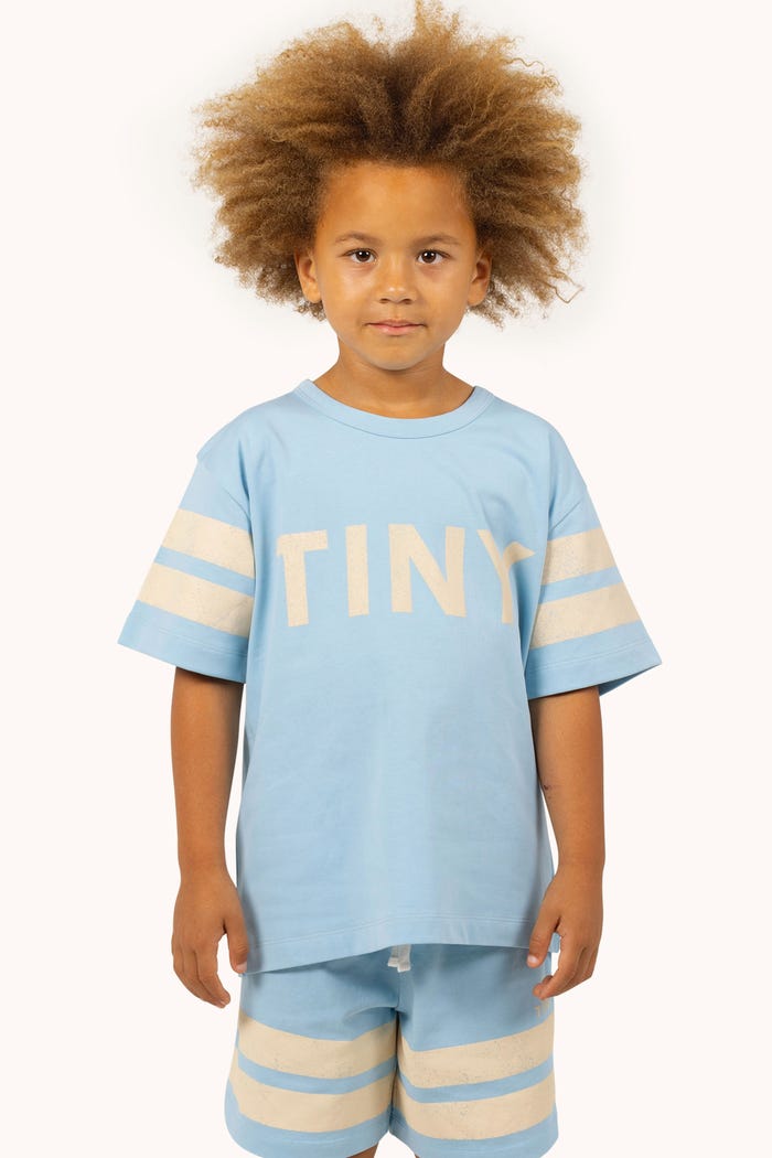 Tiny Cottons CAMISETA STRIPES LOGO