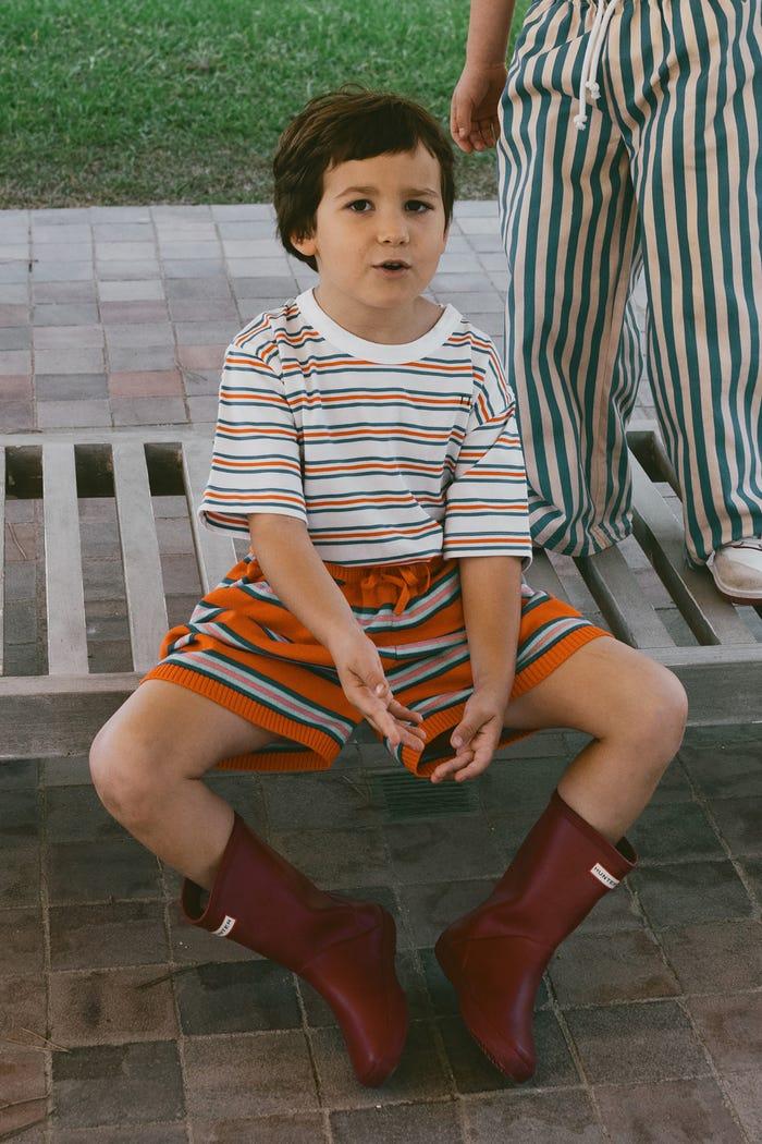 Tiny Cottons CAMISETA STRIPES MULTICOLOR