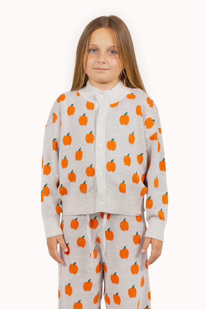 Tiny Cottons CARDIGAN APPLES