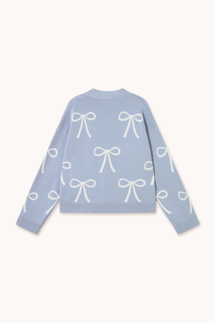 Tiny Cottons CÁRDIGAN JACQUARD BOWS