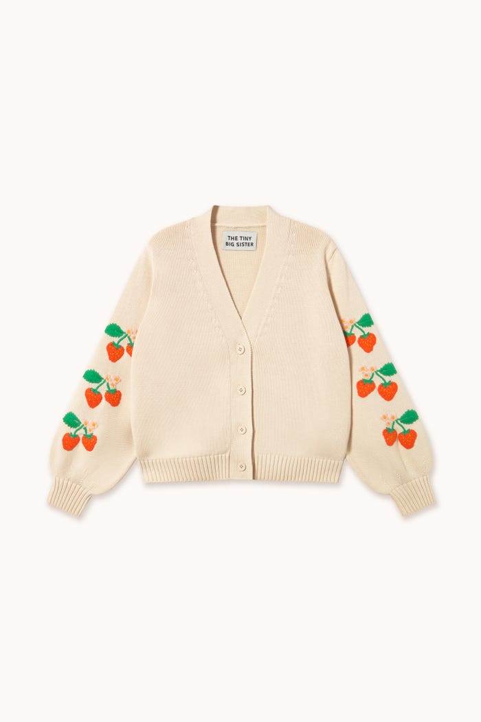 Tiny Cottons CÁRDIGAN STRAWBERRIES