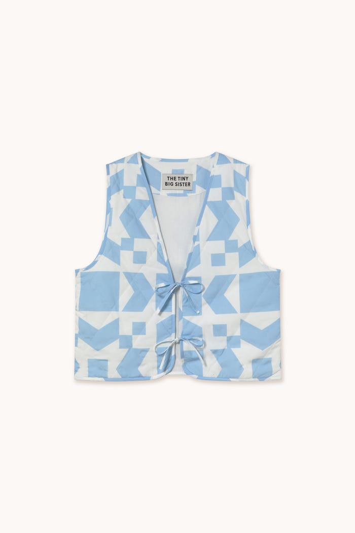 tiny cottons CHALECO ACOLCHADO GEOMETRIC
