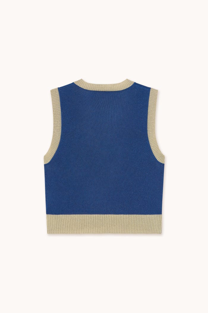 Tiny Cottons CHALECO CONTRASTE CON BOTONES