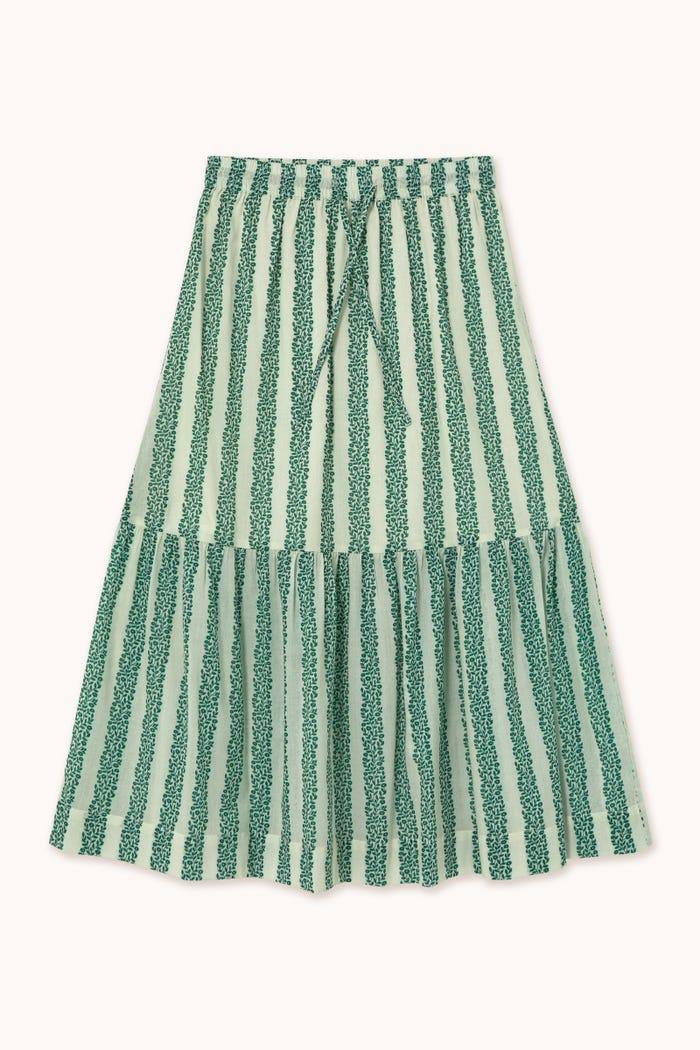 Tiny Cottons FALDA CON VOLANTE FLOWERS