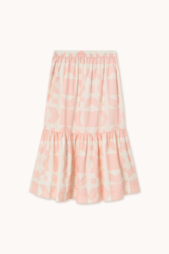Tiny Cottons FALDA CON VOLANTE GEOMETRIC