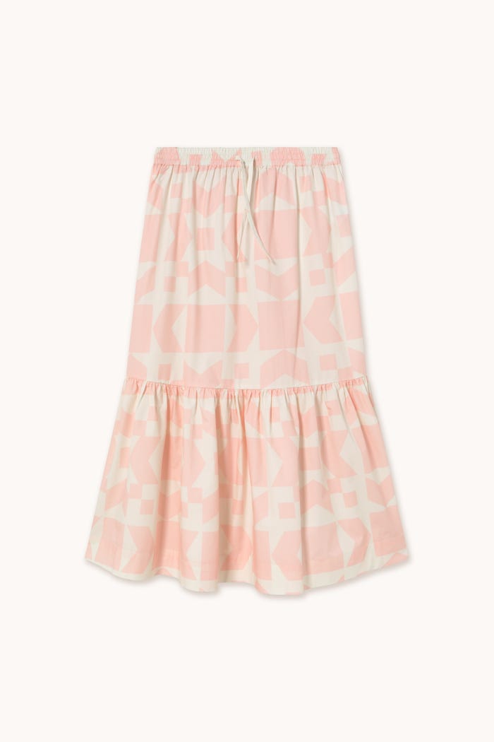 Tiny Cottons FALDA CON VOLANTE GEOMETRIC