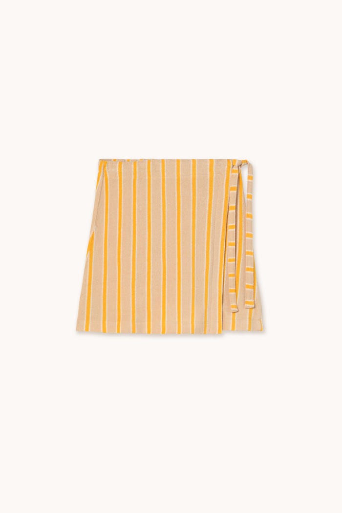 Tiny Cottons FALDA CORTA DE RIZO A RAYAS