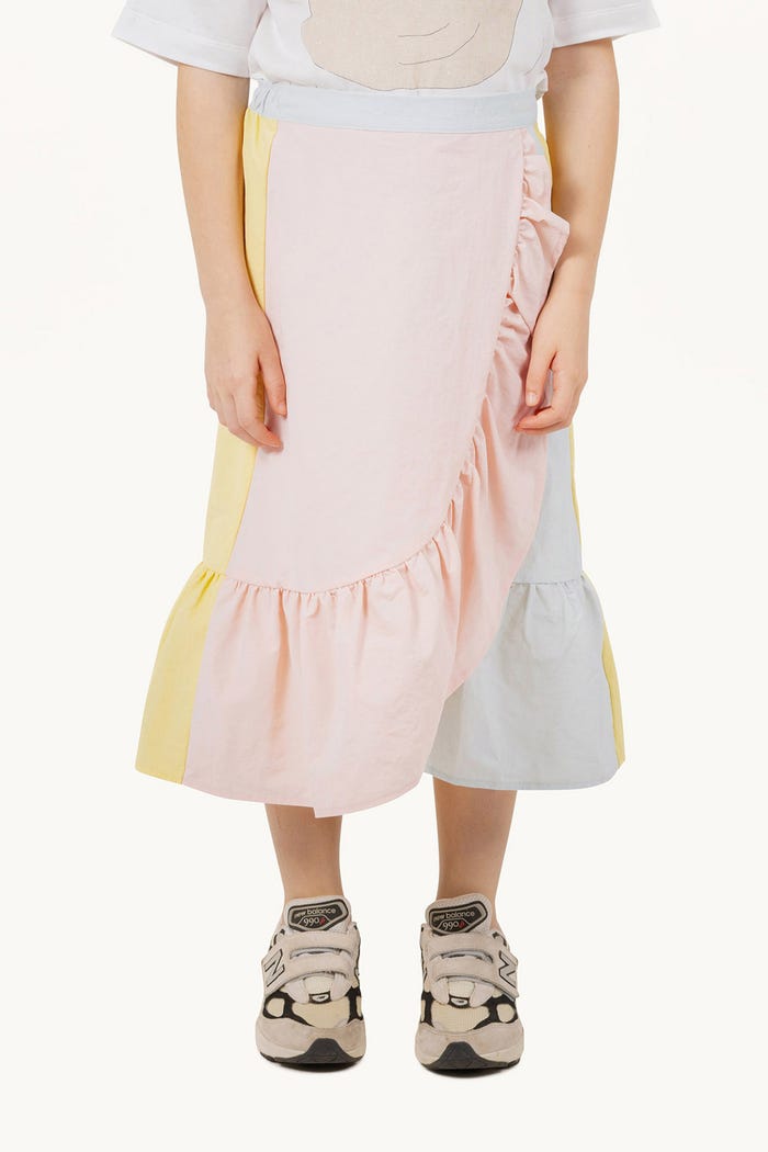Tiny Cottons FALDA WRAP COLOR BLOCK