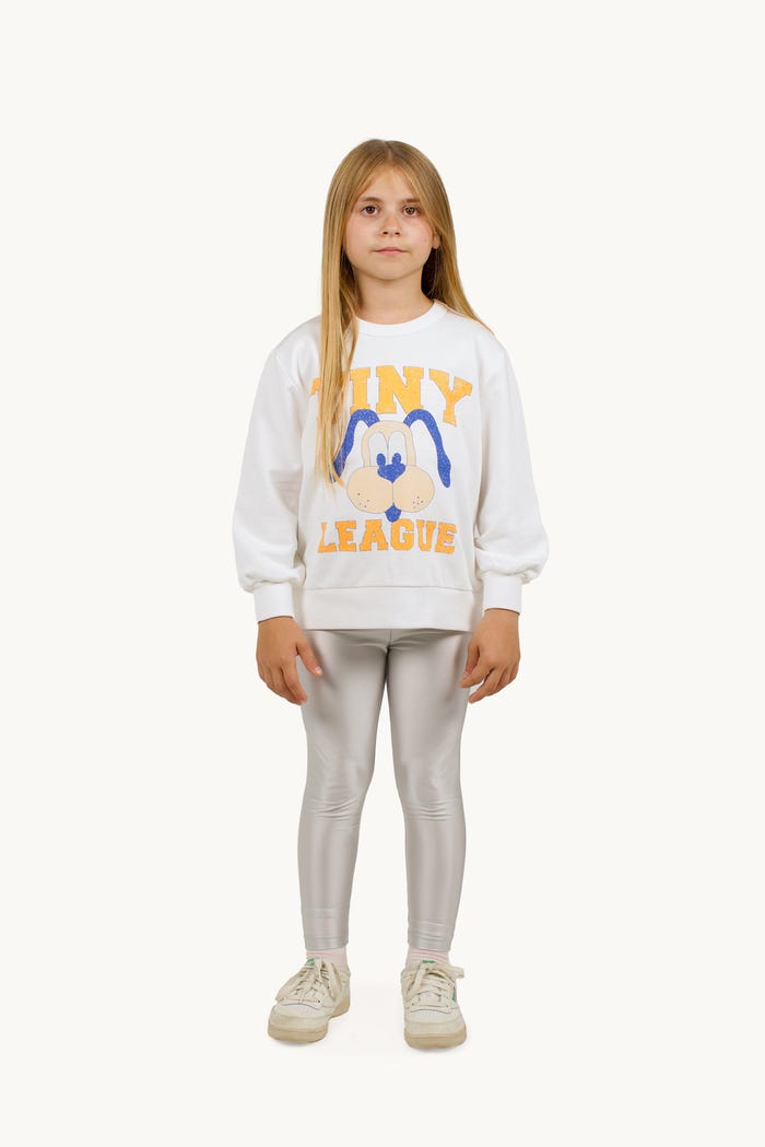 Tiny Cottons LEGGINGS SILVER