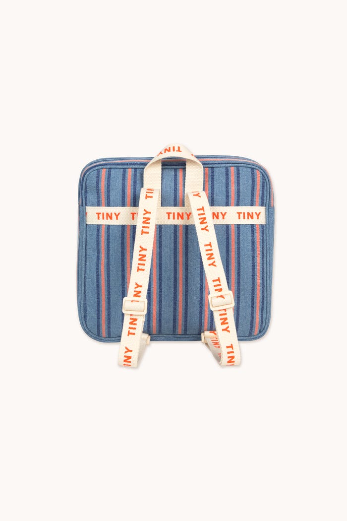 Tiny Cottons MOCHILA STRIPES DENIM
