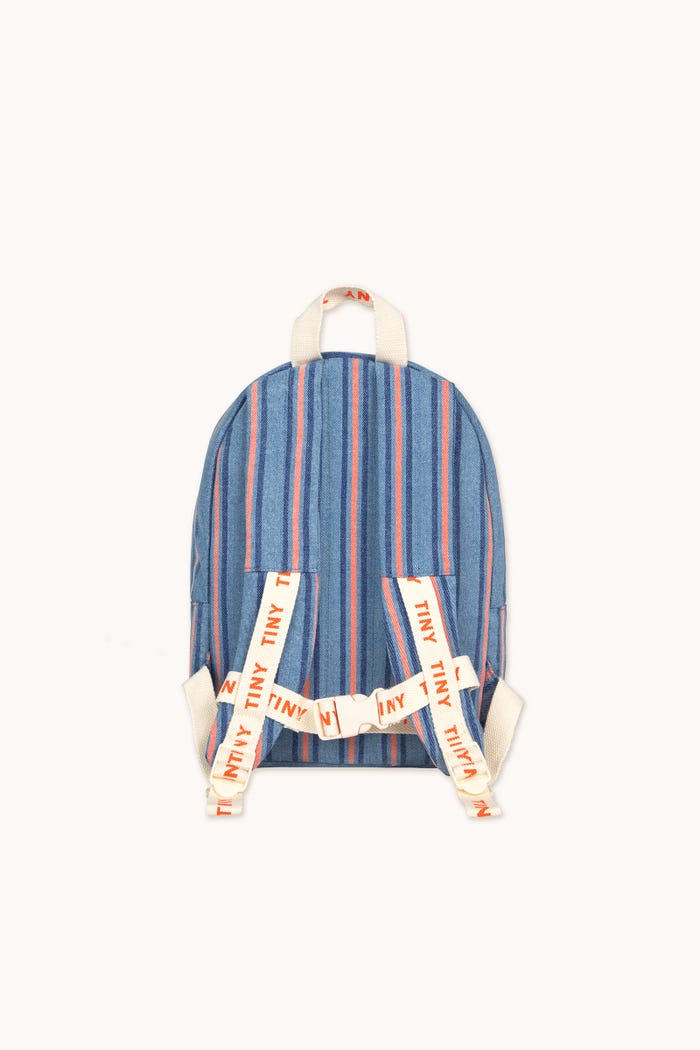 Tiny Cottons MOCHILA STRIPES DENIM