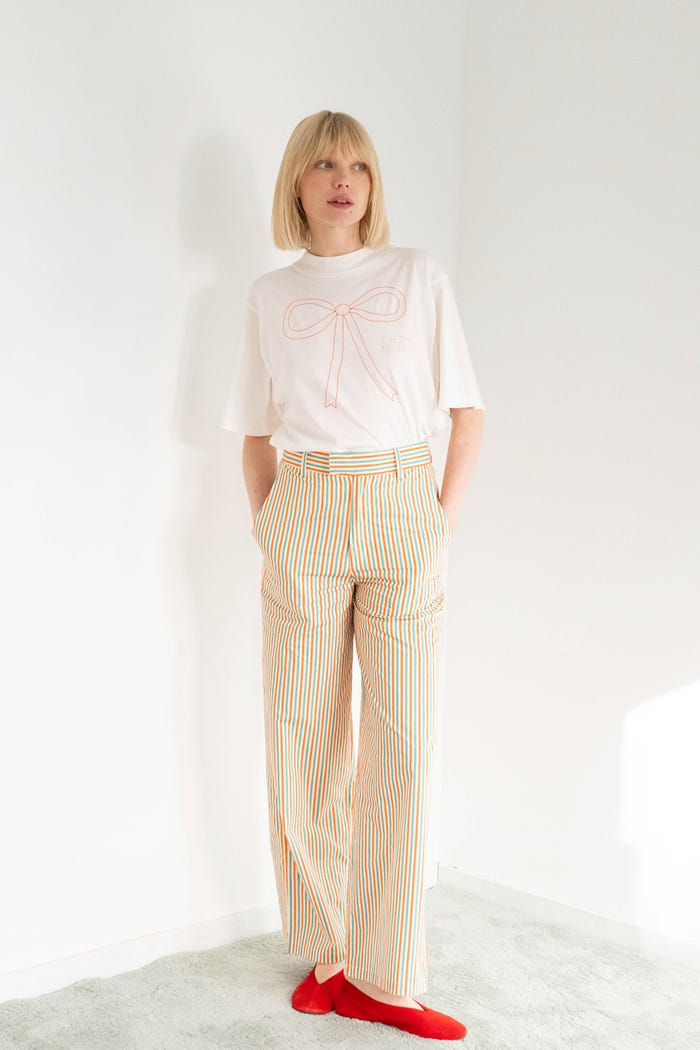 tiny cottons PANTALÓN A RAYAS