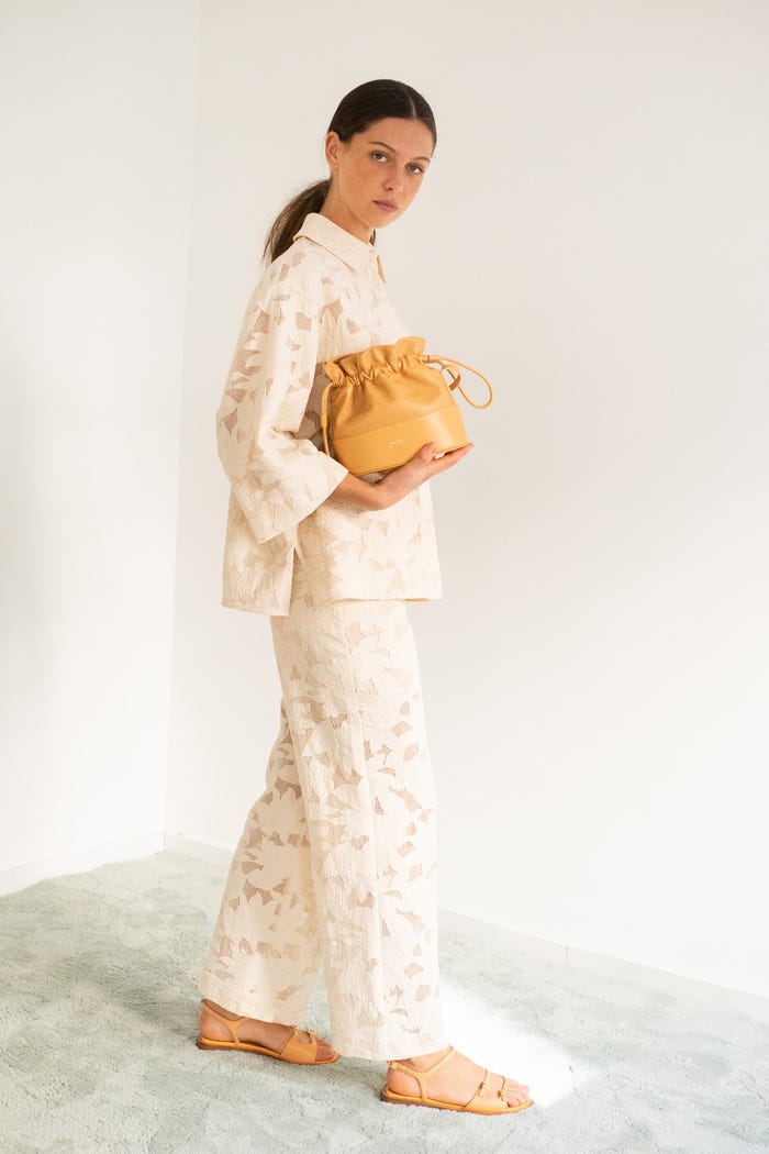 Tiny Cottons PANTALÓN ANCHO DE GUIPUR