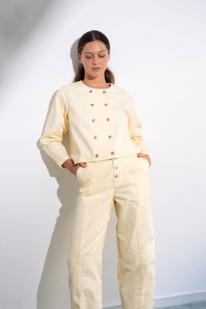 tiny cottons PANTALÓN CON CORTES