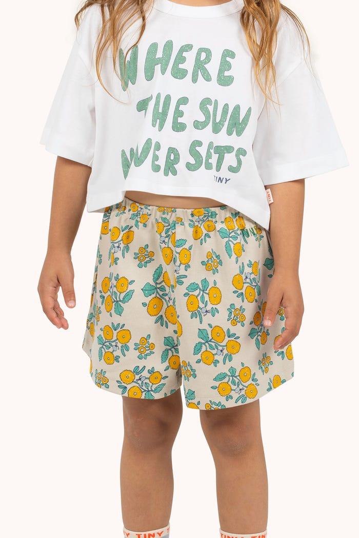 Tiny Cottons PANTALÓN CORTO FLOWERS