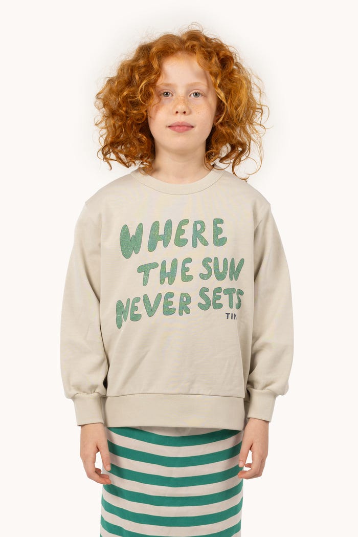 Tiny Cottons SUDADERA THE SUN GRAPHIC