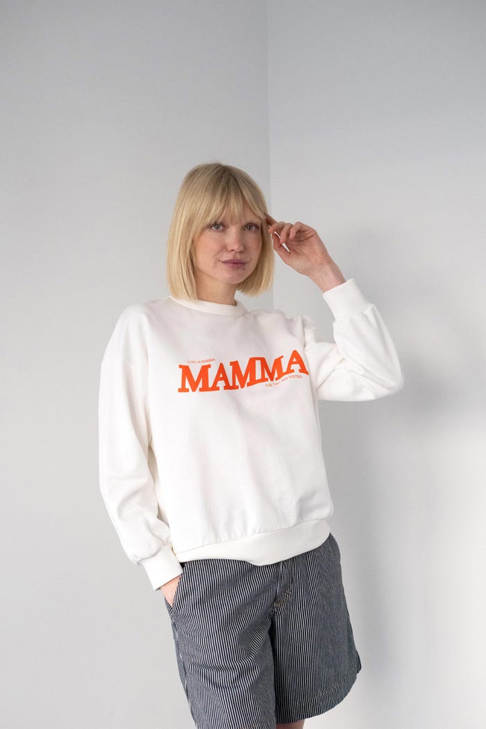 tiny cottons SUDADERA “VIVA LA MAMMA”