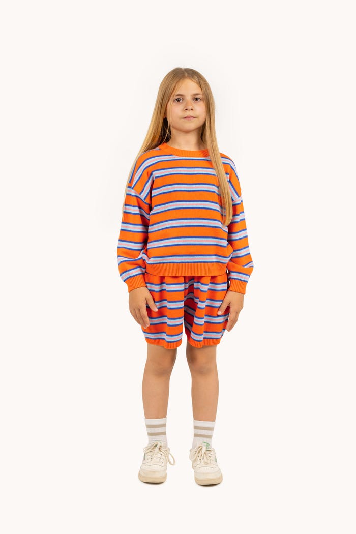 Tiny Cottons SWEATER STRIPES MULTICOLOR