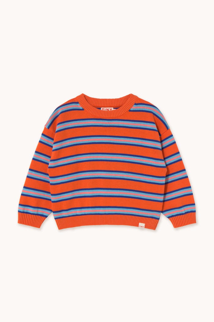 tiny cottons SWEATER STRIPES MULTICOLOR