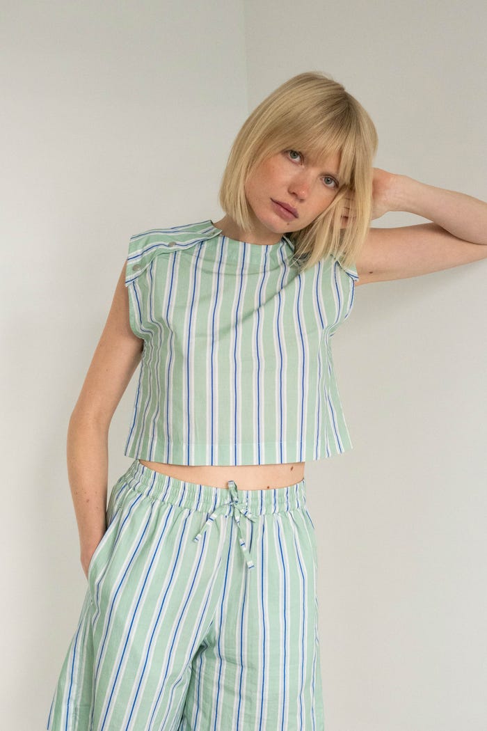 Tiny Cottons TOP A RAYAS