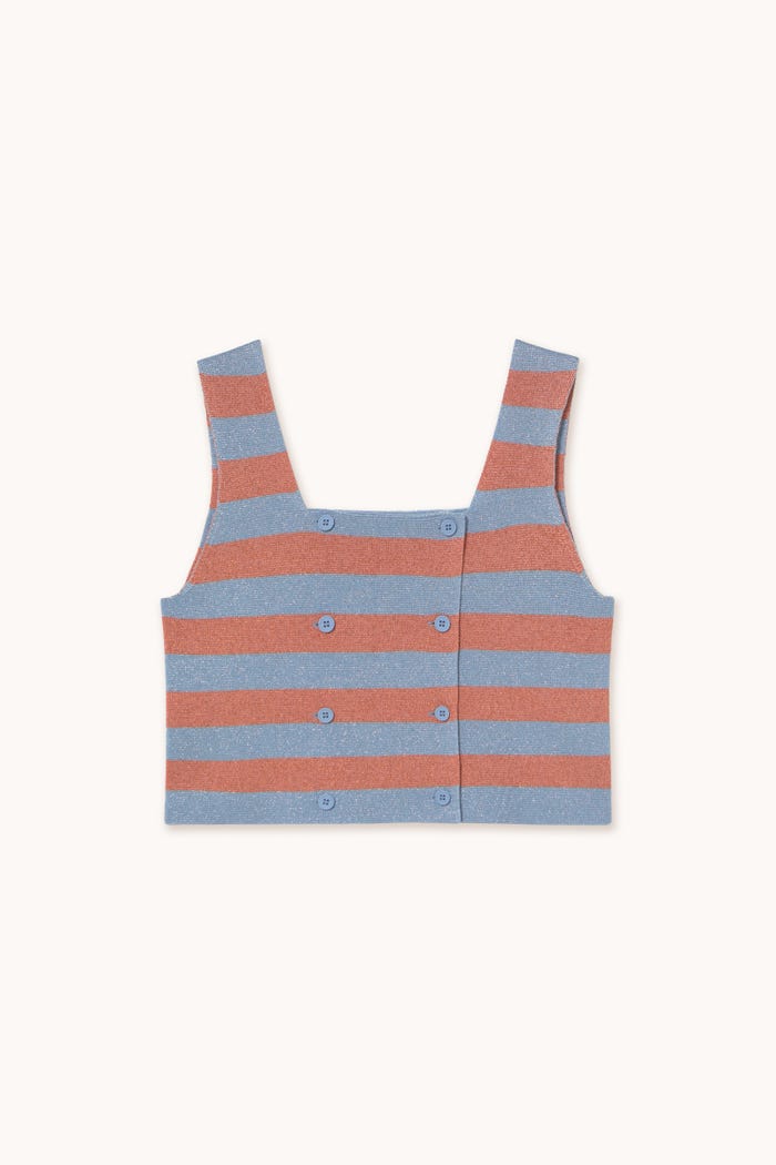 Tiny Cottons TOP CON BOTONES A RAYAS