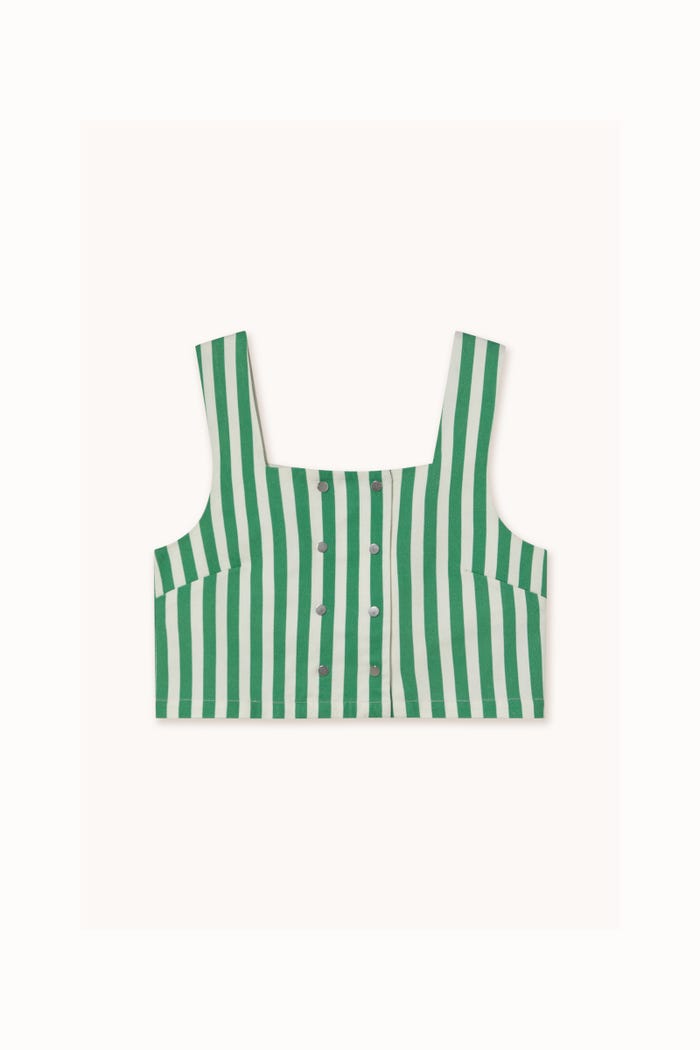 Tiny Cottons TOP CON BOTONES A RAYAS