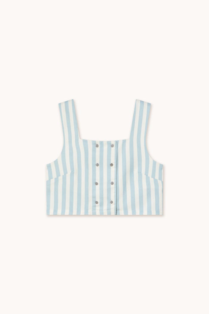 Tiny Cottons TOP CON BOTONES A RAYAS